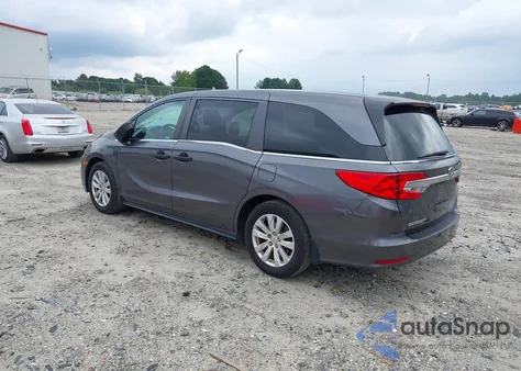 2019 Honda Odyssey Lx z USA, uszkodzony, nr VIN 5FNRL6H24KB127877